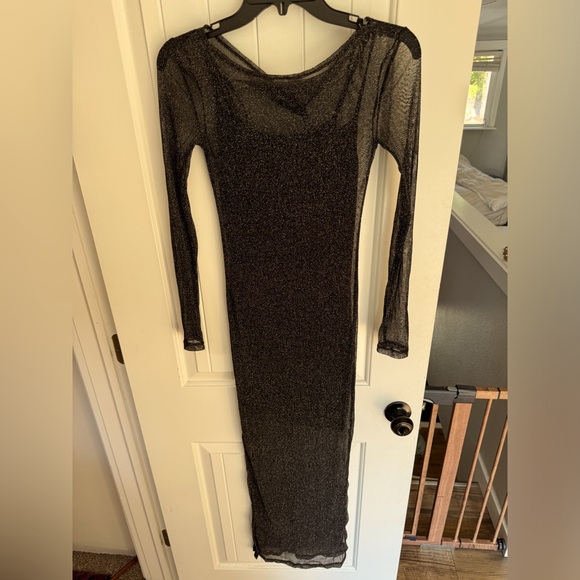 Black, Mink Pink long holiday dress - Picture 2 of 5